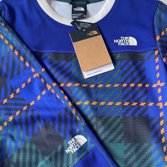 The North Face women flash dry base layer plaid waffle set - Picture 3 of 8